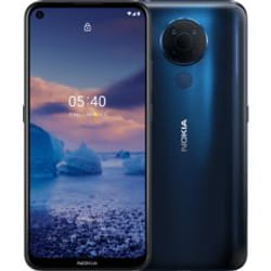 Nokia 5.4 6.39 Inch Android UK SIM Free Smartphone with 4GB RAM and 64GB Storage (Dual SIM) - Blue