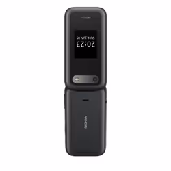 HMD Nokia 2660 Flip - 4G, VoLTE, 2,8"+1,77", 0,3MP, 48MB/128MB, Black