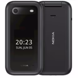 Nokia 2660 Flip, Flip, Dual SIM, 7.11 cm (2.8"), 0.3 MP, 1450 mAh, Black