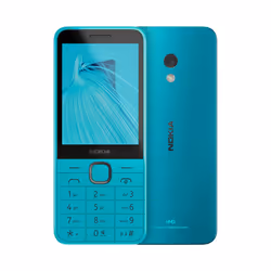 HMD Nokia 235 (2024) - 4G, VoLTE, 2,8", 2MP, 64MB/128MB Blue, Bar, Dual SIM, 7.11 cm (2.8"), 2 MP, 1450 mAh, Blue