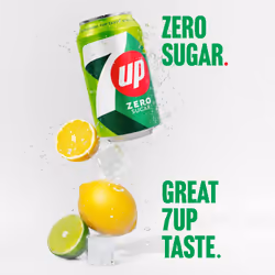 7UP Zero Lemon & Lime Cans 24 x 330ml UK