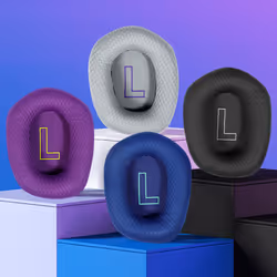 Lightweight Headphone Pads Easy to Use Soft - Blue