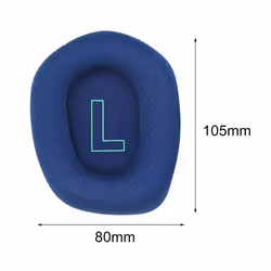 Lightweight Headphone Pads Easy to Use Soft - Blue