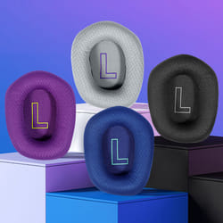 Lightweight Headphone Pads Easy to Use Soft - Purple