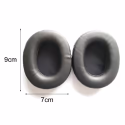 1 Pair Compact Earmuff Protective Durable - Grey