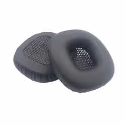 1 Pair Faux Leather Soft for Marshall-Major 1/2 - Black