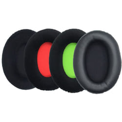 1 Pair Soft Headphone Earpads Hyperx Cloud Ã² - Black, Faux Leather