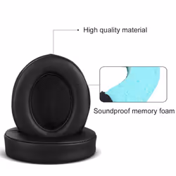 1 Pair Headphone Ear Pads for Beats-Studio 2.0/3.0 - Sky Color