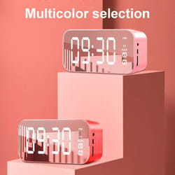 Multifunction Wireless Bluetooth Alarm Clock - White