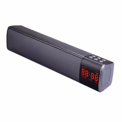 S2028 Wireless Stereo Subwoofer USB Sound Bar - Black