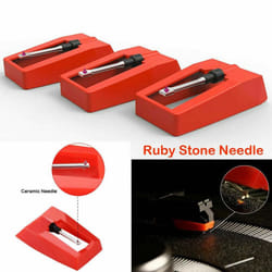 3Pcs Vinyl Record Player Stylus Replacement for Turntable Phonograph