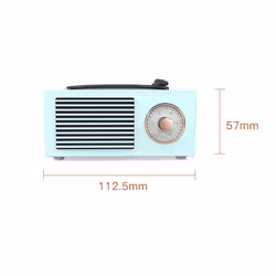 Mini Retro Vinyl Record Wireless AUX Music Player - Green