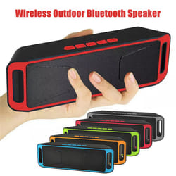 Portable Wireless Bluetooth Soundbar Loudspeaker - Green