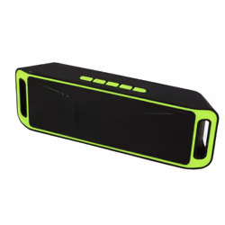 Portable Wireless Bluetooth Soundbar Loudspeaker - Green
