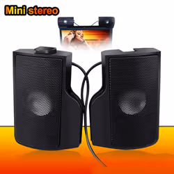 Mini Portable USB Clip-on Stereo Speaker for Notebook Laptop Phone