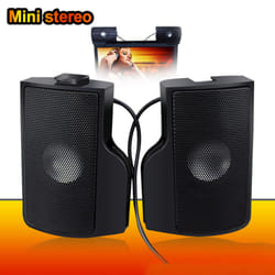 Mini Portable USB Clip-on Stereo Speaker for Notebook Laptop Phone