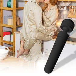 Silicone Women Vibrator G-spot Sex Toy Massager - Black
