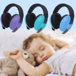 Baby Ears Protection Noise Headphone Kids Earmuff - Green