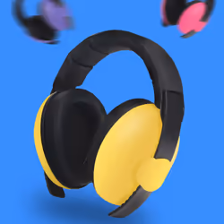 Baby Ears Protection Noise Headphone Kids Earmuff - Yellow