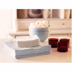 IKEA FANTASTISK - Paper Napkin, White / 100 Pack - 40x40 cm
