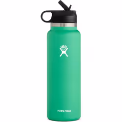 Water Bottle | Straw Lid | Outdoor Portable Insulated Cup - Green, 32oz