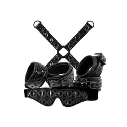NS Novelties Bondage Kit Pink (4 Piece) Black