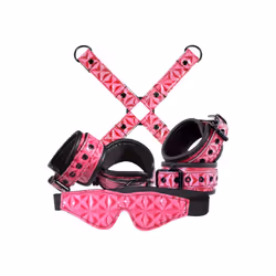 NS Novelties Bondage Kit Pink (4 Piece)
