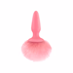 Pink Bunny Tail Butt Plug