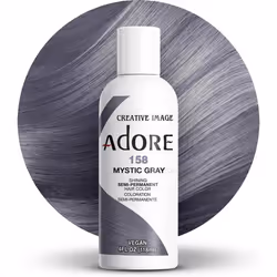 Adore Shining Semi Permanent Hair Color Mystic Gray (158), 118ml
