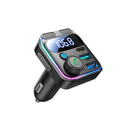 JOYROOM JR-CCB01 48W Dual-Mic Car Wireless FM Transmitter(Black)