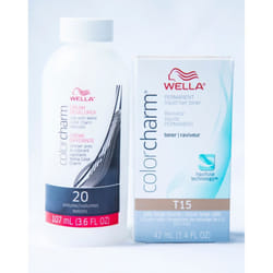 Wella Toner T10,T11,T14,T15,T18,T27,T28,T35,050 Option Of 20 Vol Developer - T15 With 20 Vol Developer