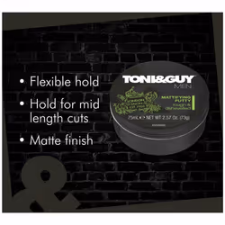 Toni & Guy Mattifying Putty Rough Dishevelled 75ml