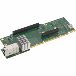 Supermicro AOC-2UR8N4-I2XT, Internal, Wired, PCI Express, Ethernet, 10000 Mbit/s, Green