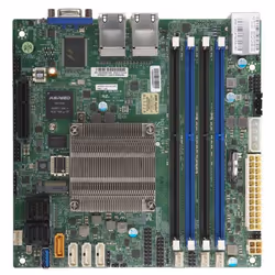 Supermicro A2SDI-8C-HLN4F, Intel, Intel Atom®, DDR4-SDRAM, 256 GB, DIMM, 1.2 V