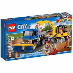 LEGO 60152 City Great Vehicles Sweeper and Excavator Building Toy