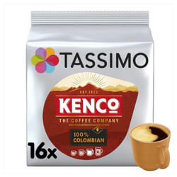 Tassimo Kenco Colombian Coffee Pods (Pack of 5, Total 80 Coffee Capsules)