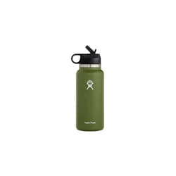Water Bottle | Straw Lid  |  Outdoor Portable Insulated Cup - Dark green, 40oz