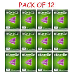 Nicorette 15mg Inhalator 12x36 (432) Cartridges for All Smokers
