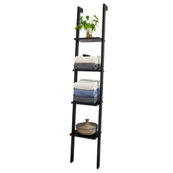 SoBuyÂ® FRG15-SCH, 4 Tiers Ladder Shelf Wall Shelf Bookcase Storage Display Shelving