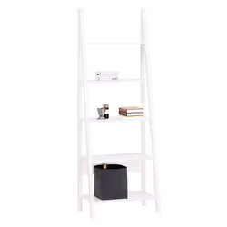 SoBuy® FRG61-W, 5 Tiers Ladder Shelf Bookcase Storage Display Shelving