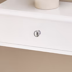 SoBuyÂ® FRG43-W, Floating Shelf Wall Drawers Wall Shelf with 2 Drawers