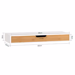SoBuy FRG93-WN, Wall Drawer Floating Wall Shelf Storage Display Shelf