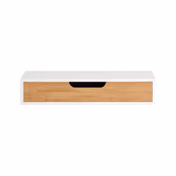 SoBuy FRG92-WN Wall-Mounted Drawer | Floating Shelf With Drawer