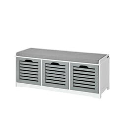 SoBuyÂ® FSR23-HG, 3 Drawers Storage Bench Shoe Cabinet Shoe Rack Bench