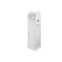 SoBuyÂ® FRG135-W, Bathroom Toilet Paper Roll Holder Storage Cabinet