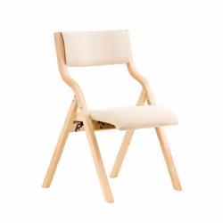 SoBuyÂ® FST40-W, Wooden Padded Folding Chair Dining Chair Office Chair