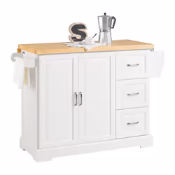 SoBuyÂ® FKW41-WN, Extendable  Island Kitchen Storage Trolley Cabinet