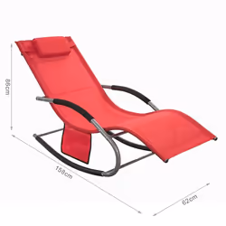 SoBuy OGS28-R rocking chair/glider
