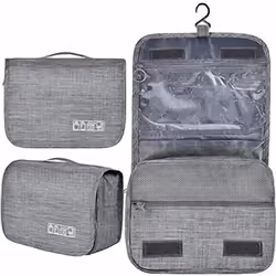 So!Magic Travel Hanging Toiletry Wash Bag,Waterproof Travel Toiletry Organizer with Sturdy Hook,Large Cosmetic Bag Makeup Org ...