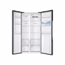 Haier SBS 90 Serie 3 HSR3918EWPG side-by-side refrigerator Freestanding 521 L E Silver